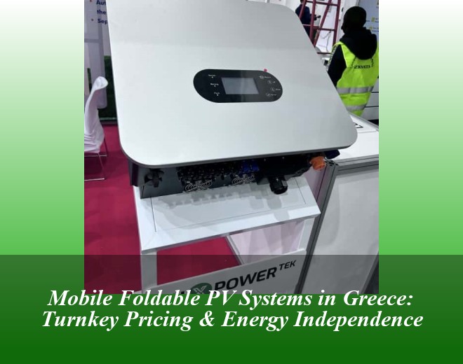 Mobile Foldable PV Systems in Greece: Turnkey Pricing & Energy Independence